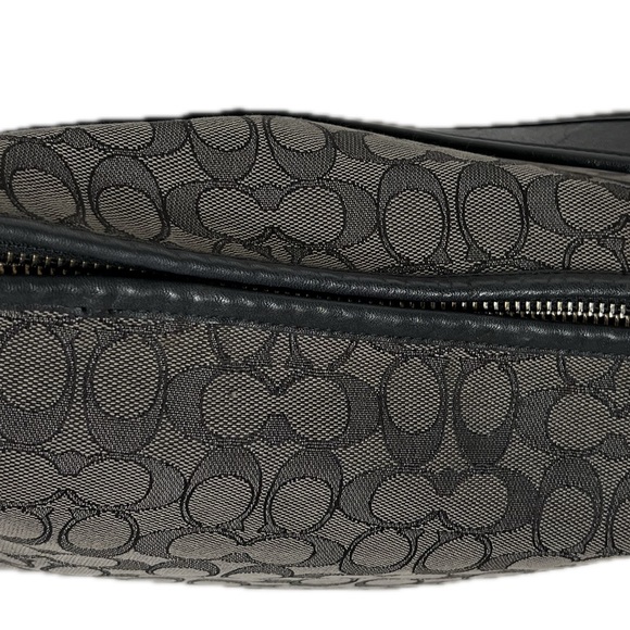 Coach 36314 Dufflette in
Signature Jacquard Leather
Black Smoke EUC - Picture 3 of 16